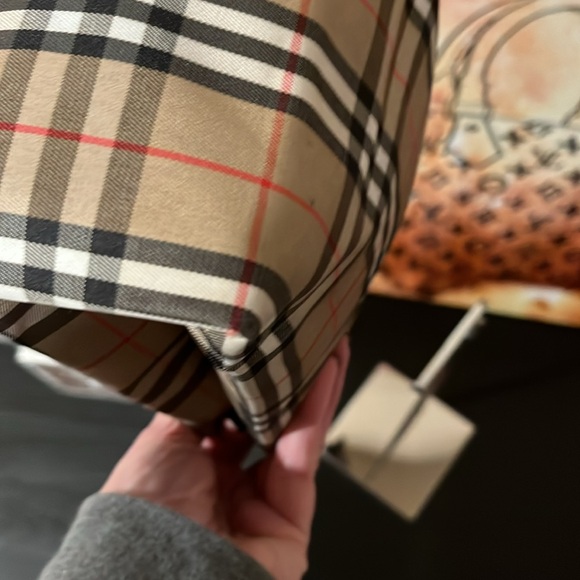 Burberry Nova Check Nylon Small Tote - Picture 7 of 9